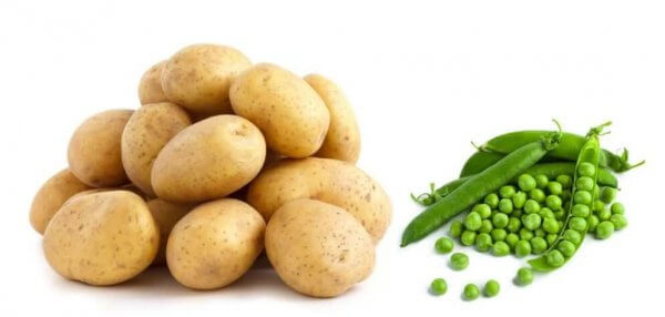 peas and potato recipe