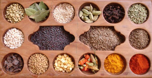 list of common spices